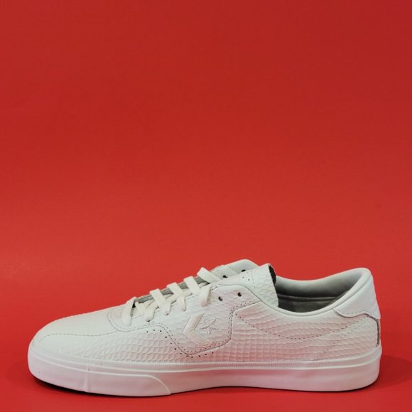 Converse CONS Louie Lopez Pro Ox White Leather Skate Sneakers 170432C NWT - Picture 3 of 6